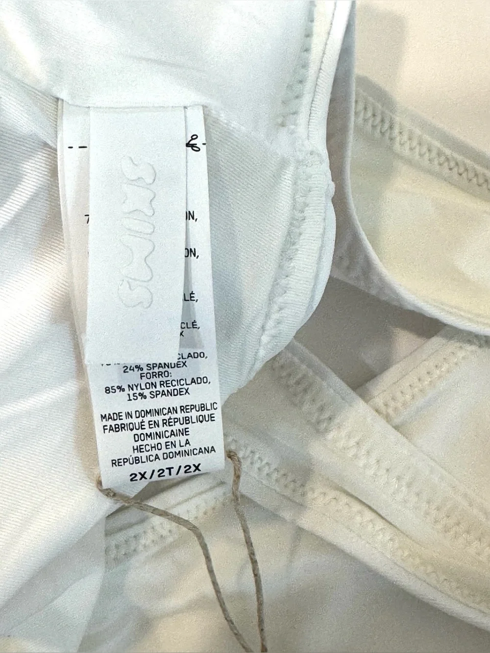 NWT SKIMS Snow Tank Bikini Top Size 2X
